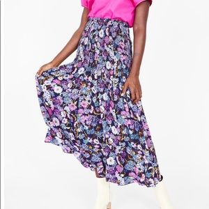 Tanya Taylor Nicolette Smocked Skirt